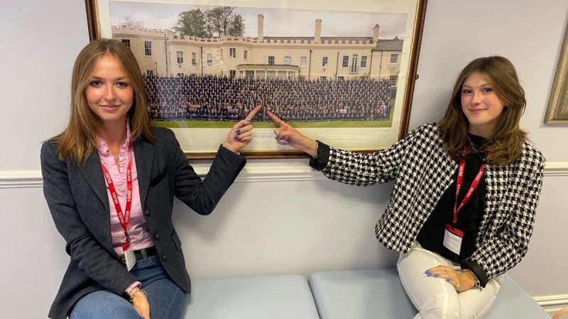 Alumnae Olivia Devenport and Alicia Walden FBOOK