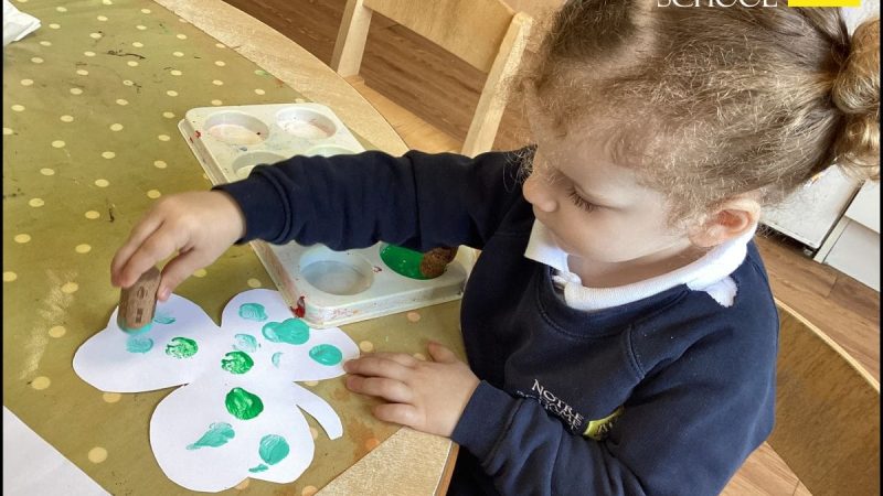 Caterpillars Class News - St Patricks' Day