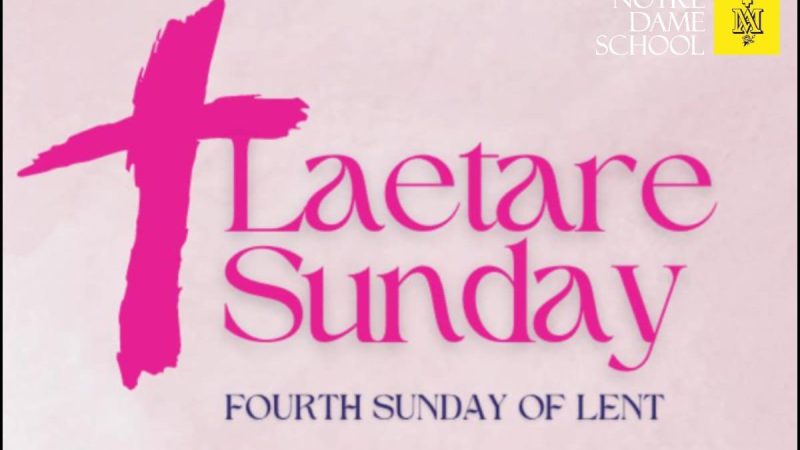 Chaplain's Corner - Laetare Sunday