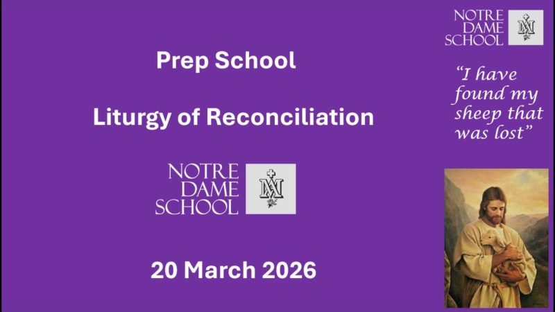 Chaplain's Corner - Liturgy of Reconciliation