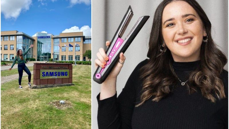 Emilia Roberts at Samsung and Dyson