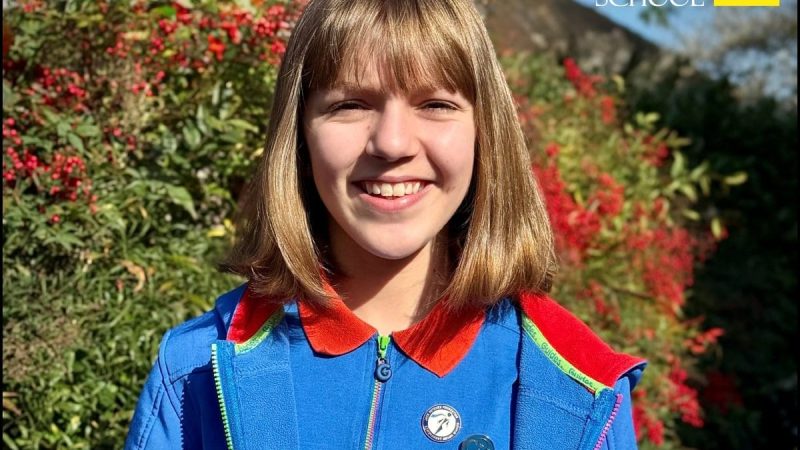 Emma Beth - Outstanding Girl Guide Award