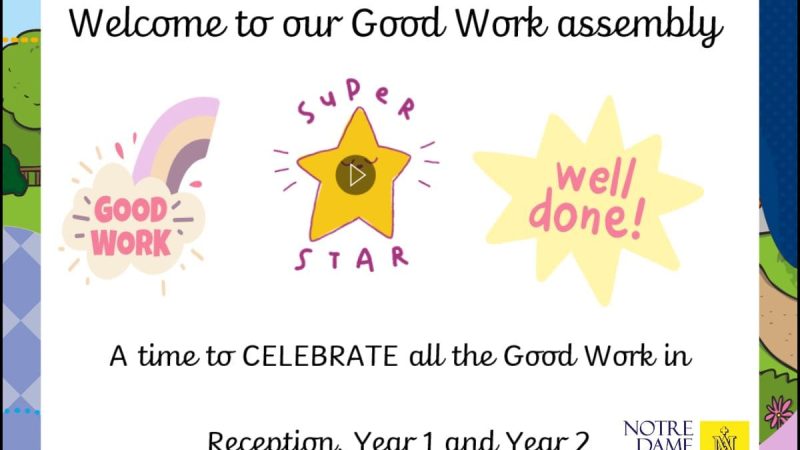 Good Work Assembly HEader