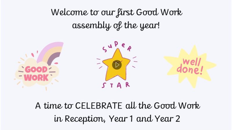 Infant Good Work Assembly Header