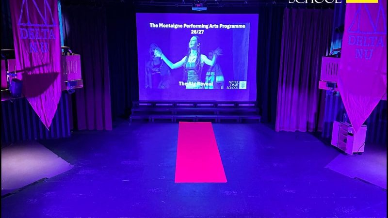 Montaigne Performing Arts Programme.