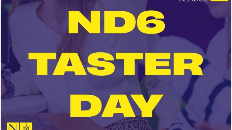 ND6 Taster Day for Y10