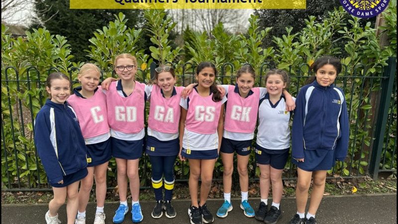 U11 Netball Team at IAPS Qualifiers Tournament