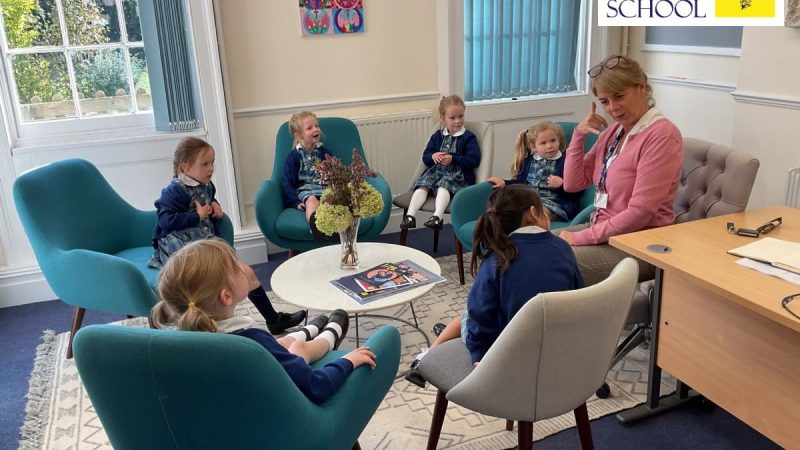 Reception Class Visit Mrs Morgan Oct 7th