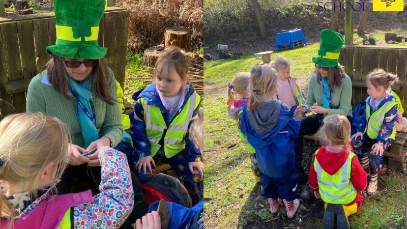 Reception at Forest School March 17