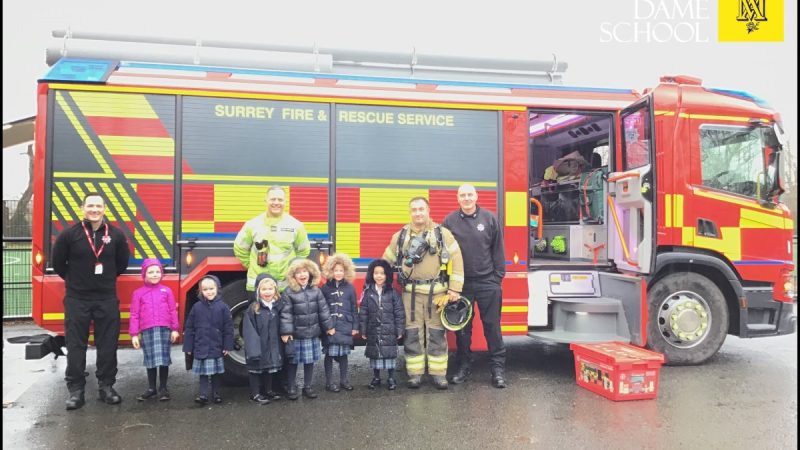 Reception with Firefighters