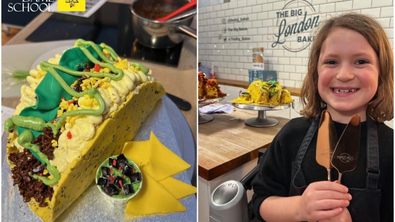 Rosie wins Bake Off