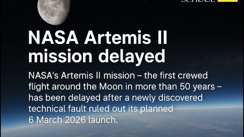 Science Corner - NASA Artemis II Mission Delayed