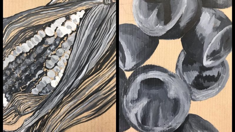 Senior Art Board - Y10 Monochrome