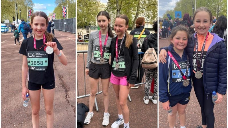 Senior Mini London Marathon Runners 2024
