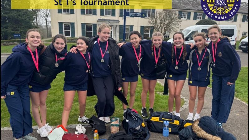 U13 A Netball Team Silver Medals at St T's Tournament