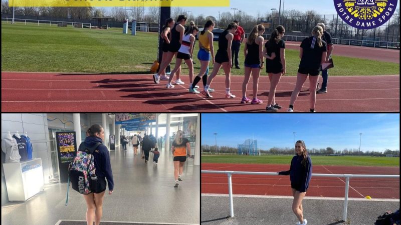 Ciara at her Final National Schools Biathlon