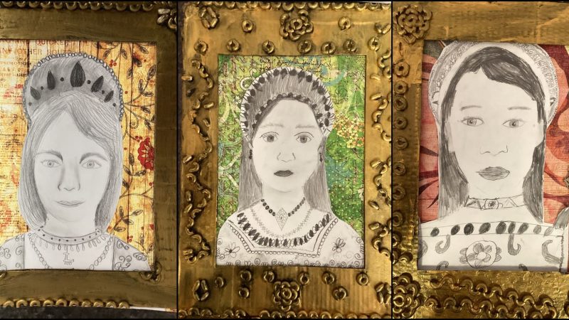 Year 4 Tudor Portraits