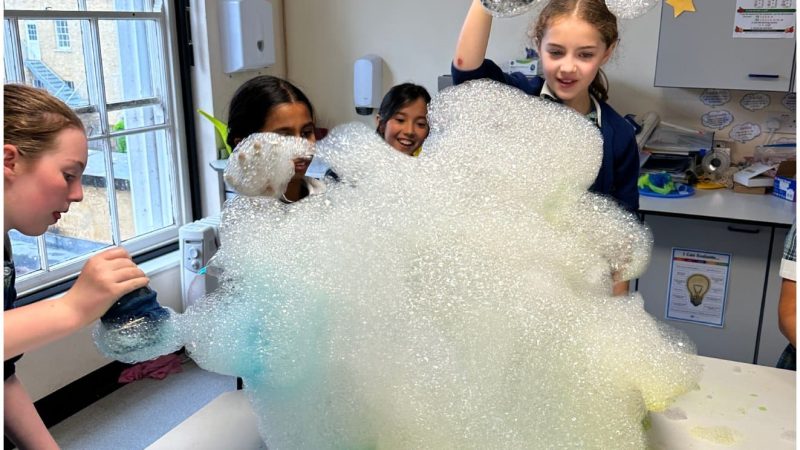 Year 5 STEM Club Bubble Fun