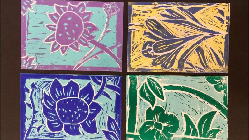 Year 6 Art - Lino Printing
