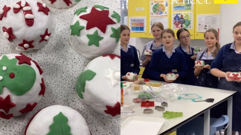 Year 8 Cookery Club - Christmas Cake Week 3